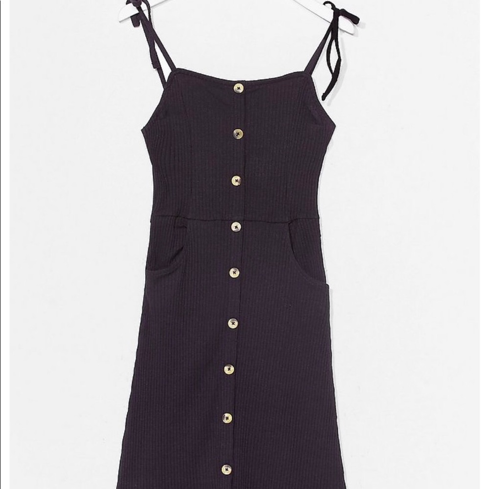 It’s Got Pockets Button-Down Mini Dress